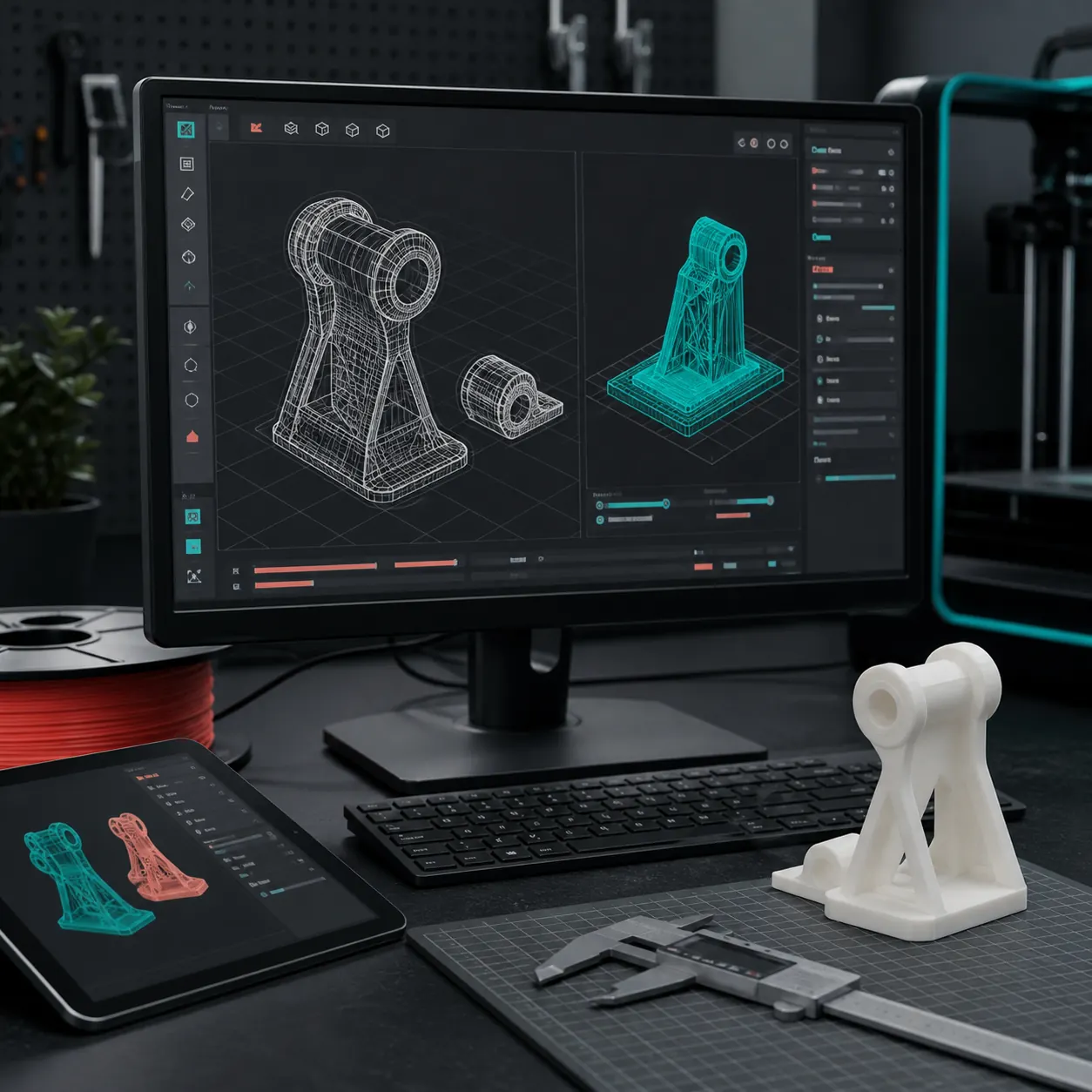 Modelos STL y preparación digital para impresión 3D