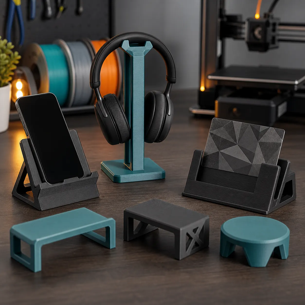 Soportes y expositores funcionales impresos en 3D